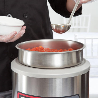 Stainless Steel Vegetable Inset Pan - for Soup Warmer and Soup Chafer Soup Pot Soup Station Applicable for Kitchen Hotel Catering Restaurant Buffet Parties Banquets