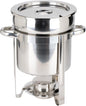 Stainless Steel Marmite Soup Chafing Dish Complete Set- Food Warmer Chafers and Buffet Warmer Set Soup Chafer Soup Warmer for Catering Event Party Holiday Buffet Weddings Catering
