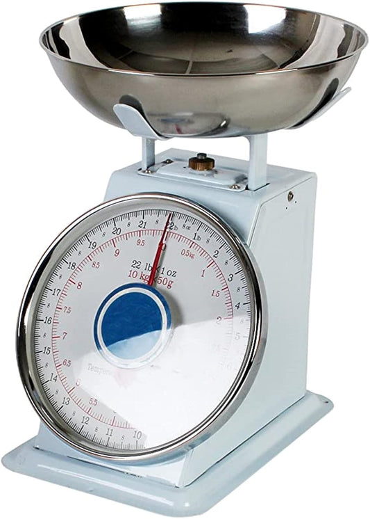 Mechanical Kitchen Bowl Platform Weighing Food Scale- Heavy Duty Portion Control Mechanical Kitchen and Food Scale Industrial Dial Scale for Kitchens and Restaurants