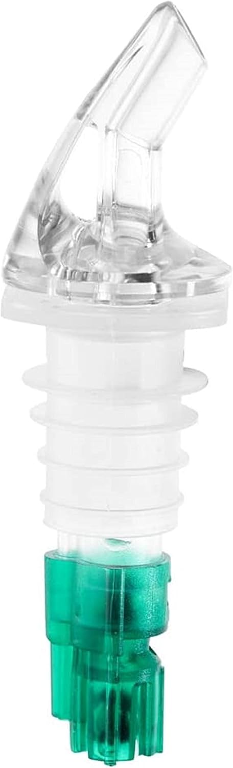 Measured Liquor Pourer with Tail Acrylonitrile Set of 12 - Cocktail Shot Dispenser Liquor Bottle Pourers Alcohol Liquor Pourers Bar Bartender Accessories