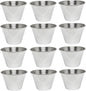 Stainless Steel Condiment Sauce Cups - Individual Round Condiments Cups Ramekins Dipping Sauce Cup Portion Dipping Sauce Kitchen Cups