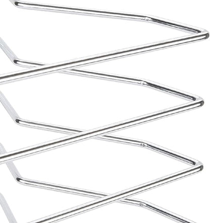 15 Tier Pizza Pan Rack Chrome Plated - Pizza Pan Rack Holder Safe Sturdy 15- Slot Pizza Pan Rack for Pizza Pan Pizza Trays Pizza Screens for Home Kitchen Restaurant Catering