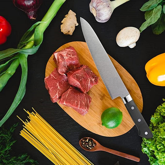 Stainless Steel Japanese Cow Knife- Japanese Gyuto Cooking Knife Kitchen Meat Knife Cooking Meat Knife for Kitchen Cutting Vegetable Salad Boneless Japanese Chef Knife