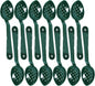 Perforated Serving Spoon Polycarbonate Set of 12- Salad/Buffet Catering Spoons Large Serving Spoons Utensils Serving for Buffet Banquet Flatware Kitchen