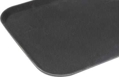 14" x 18"  Rectangular 2 Service Tray Fiberglass Non Slip Surface Service Trays Restaurant Tray Plastic Food Meals Server Tray for Home Kitchen Restaurant Cafeteria Bar Hotel