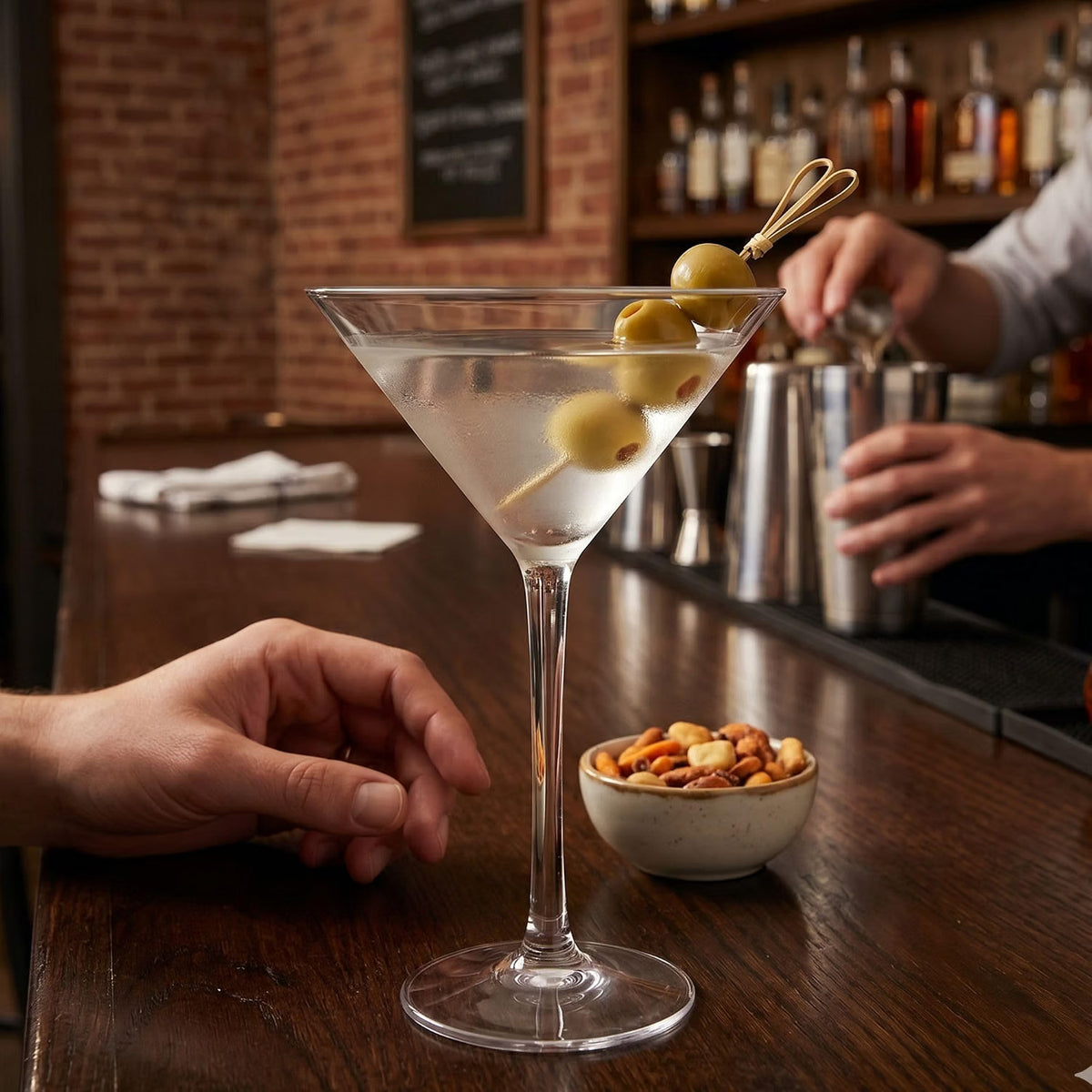 8 oz Martini Glass Polycarbonate Clear Color- Stemware Beverage Plastic Drinking for Bar Martini Cosmopolitan Manhattan Gimlet Pisco Sour Reusable Party Cup Drinkware