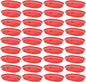 10-3/4" Oblong Fast Food Basket Plastic Set of 12- Fry Fast Food Reusable Foodservice Restaurant Diner Tray Plates Restaurant Deli Serving Chicken Burgers Sandwiches & Fries