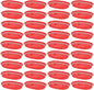 10-3/4" Oblong Fast Food Basket Plastic Set of 12- Fry Fast Food Reusable Foodservice Restaurant Diner Tray Plates Restaurant Deli Serving Chicken Burgers Sandwiches & Fries