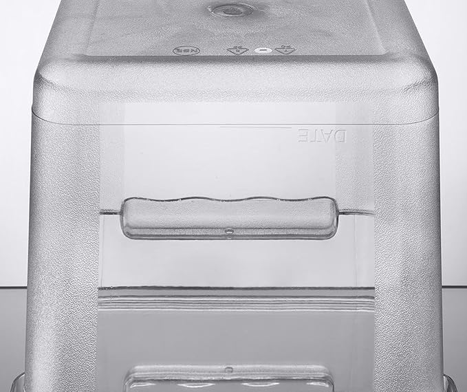 Polycarbonate Square Food Storage Container - Commercial Food Storage Containers Meal Prep Containers Reusable Food Containers for Pantry Kitchen Storage Organization