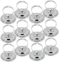 2-1/4" Ring Style Table Sign Menu Holder Steel Wire Ring Nickel-Plated Base Set of 12- Table Number Holder Display Table Card Holders Stand for Centerpieces Reception Party Birthday