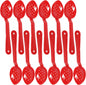 Perforated Serving Spoon Polycarbonate Set of 12- Salad/Buffet Catering Spoons Large Serving Spoons Utensils Serving for Buffet Banquet Flatware Kitchen