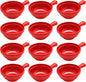 10 oz Soup Bowls with Handle Melamine Set of 12- Dishwasher Safe Break-Resistant Reusable Bowls Serving Soup Bowl Broth Cups Soup Bowls Ice Cream Dipping Sauce
