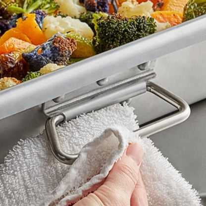 All-Purpose Aluminum Bake & Roasting Pan with Foldable Handles – 26-1/4" x 18-1/4" – Versatile Baking Tray & Roaster for Cookies, Cakes, Chicken, and More – Perfect for Oven Baking & Roasting