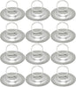 Stainless Steel Menu Holder Set of 12 - Table Number Holders Small Size Table Card Holder Picture Stands Menu Memo Clips Number Stands Place Card Holders