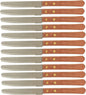 Stainless Steel Round Tip Steak Knife with Handle Set of 12- Steak Knives Dinner Meat Cutter Knife Set for Home and Restaurants