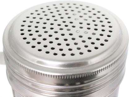 10 oz. Dredge Shaker with/without Handle Aluminum Set of 2 - Seasonings Spice Shakers With Holes and Lids Ideal for Salt Spice Sugar Flour Perfect for Home Kitchen