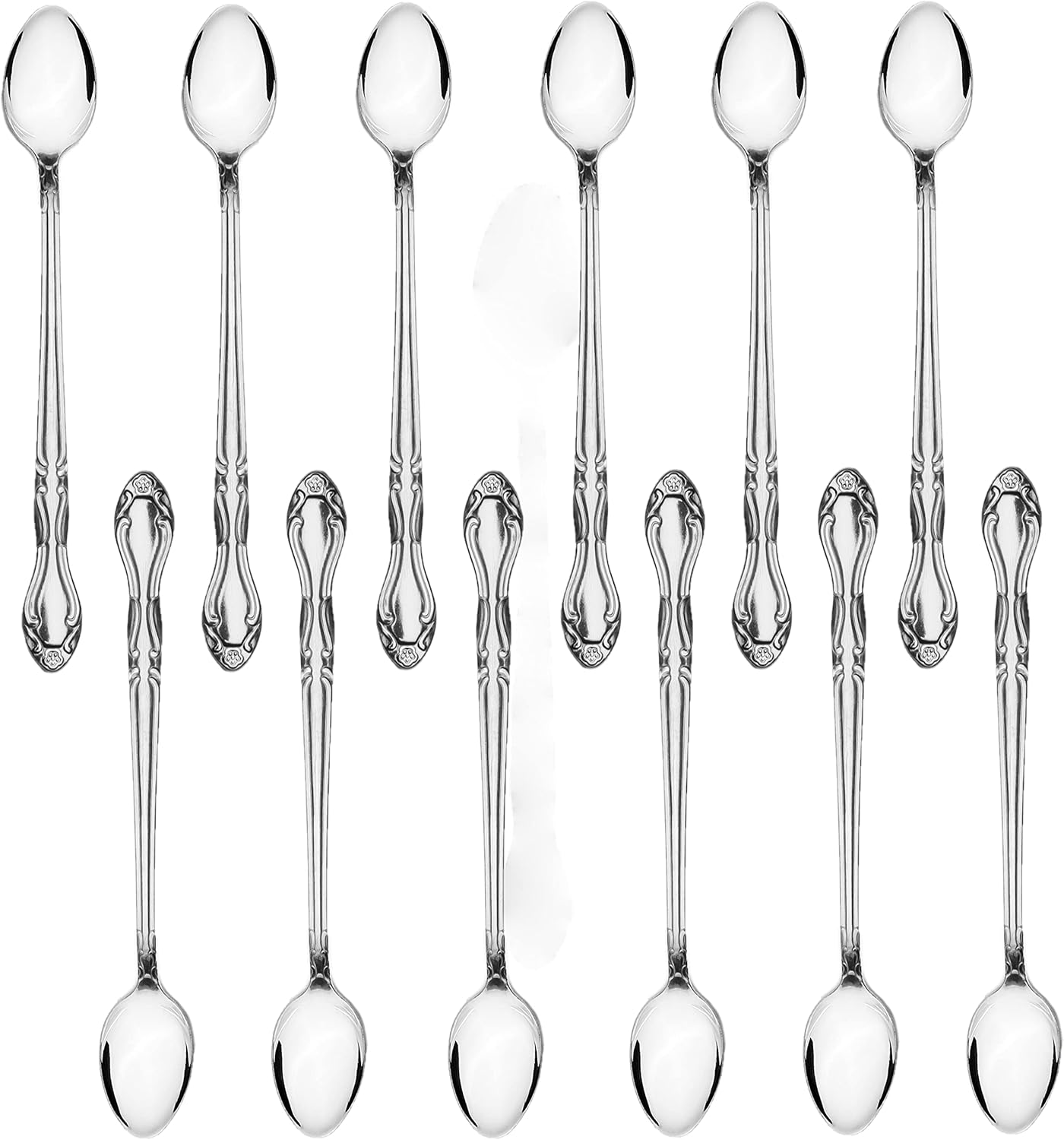 Sunflower Stainless Steel Set of 12- Silverware Dishwasher Safe Stainless Steel Flatware Cutlery Kitchen Tableware Set for Home and Restaurant
