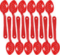 Perforated Serving Spoon Polycarbonate Set of 12- Salad/Buffet Catering Spoons Large Serving Spoons Utensils Serving for Buffet Banquet Flatware Kitchen