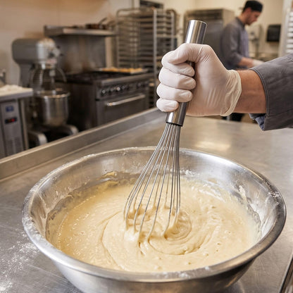 Stainless Steel Whip/Whisk - Kitchen Wire Whisk Kitchen Whisk Balloon for Whisking Beating Blending Ingredients and Mixing Sauces Whisk for Cooking