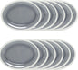 Oval Platters Melamine Set of 12- Dishwasher Safe Break-Resistant Reusable Serving Platter Plates Kitchen Plates Dinnerware Appetizer Plates Serving Plate