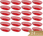 9-3/8" Oval Fast Food Basket Plastic - Fry Fast Food Reusable Foodservice Restaurant Diner Tray Plates Restaurant Deli Serving Chicken Burgers Sandwiches & Fries