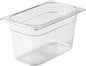 Deep Food Pan Polycarbonate - Food Storage Containers Commercial Hotel Plastic Food Pans Catering Buffets and Restaurants for Fruits Vegetables Beans Corns