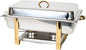 Stainless Steel Chafing Dish Complete Set - Food Warmer Chafers and Buffet Warmer Sets for Catering Event Party Holiday Buffet Weddings Catering