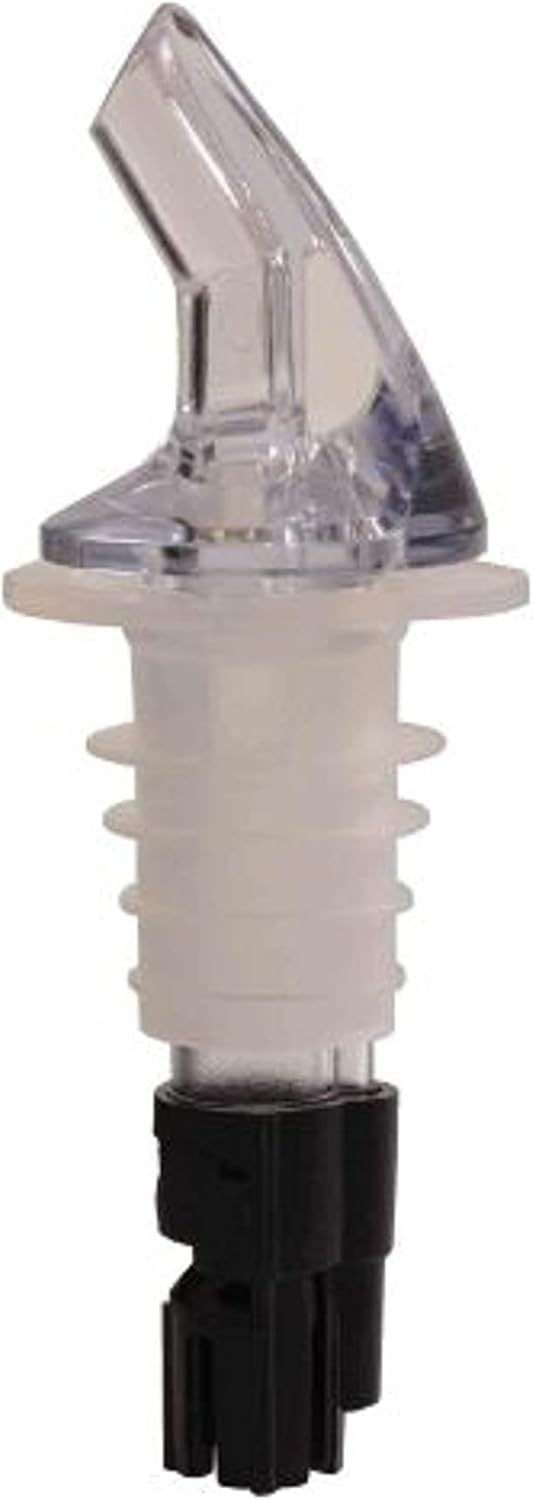 Measured Liquor Pourer with Tail Acrylonitrile Set of 12 - Cocktail Shot Dispenser Liquor Bottle Pourers Alcohol Liquor Pourers Bar Bartender Accessories