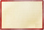 Silicone Rectangular Baking Mat fits Sheet Pan - Nonstick Baking Mat Counter Mat Dough Rolling Mat Oven Liner Reusable Oven Mat Kitchen Accessories for Oven
