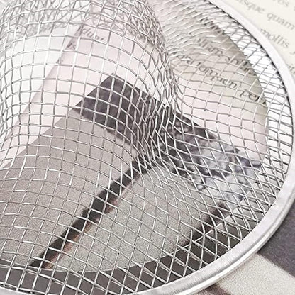 Stainless Steel Sink Strainer Narrow Rim- Kitchen Mesh Strainer Kitchen Sink Drain Strainer Hair Catcher for Bathroom Sink Utility Slop Laundry