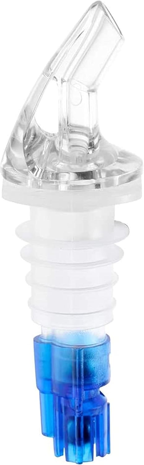 Measured Liquor Pourer with Tail Acrylonitrile Set of 12 - Cocktail Shot Dispenser Liquor Bottle Pourers Alcohol Liquor Pourers Bar Bartender Accessories