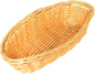 Hand-Woven Bread Basket - Restaurant Woven Food Serving Basket for Fruit Bread Serving Basket Decorative Basket Perfect for Cafe Home and Restaurants