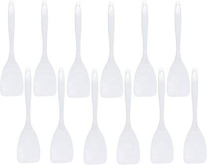 12” Kitchen Utensil White Color Melamine Set of 12 - Cookware Kitchen Gadgets Utensil Dishwasher Safe Great for Cooking Serving