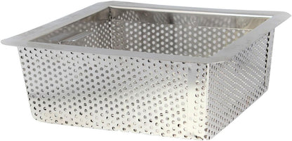 Stainless Steel Floor Sink Basket- Square Screens Strainer Sink Drain Cover Suitable for Kitchen Restaurant Bar Buffet