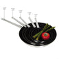 Nonstick Frying Pan Aluminum Skillet with Plated Iron Riveted Handle - Mirror-Finish Skillet Cookware Egg Pan Omelet Pans Professional Cooking Pan Chefs Pan Dishwasher Safe