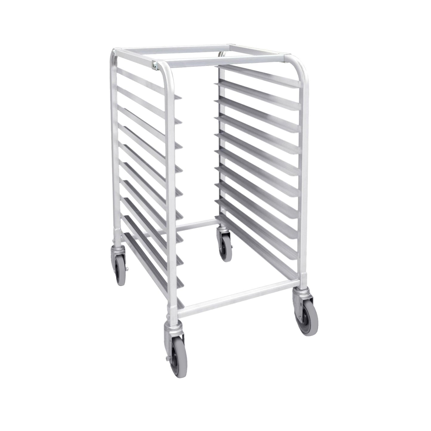 Aluminium Sheet Pan/Bun Pan Rack - Full or Half Size Sheet Pan Rack with Locking Wheels Bakery Rack for Kitchen Baking Equipment Restaurant Pizzeria