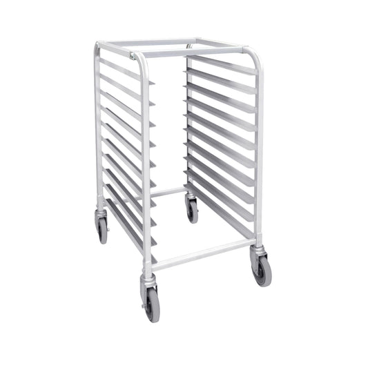 Aluminium Sheet Pan/Bun Pan Rack - Full or Half Size Sheet Pan Rack with Locking Wheels Bakery Rack for Kitchen Baking Equipment Restaurant Pizzeria