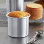 Aluminum Round Layer Cake Baking Pan Set of 3 - Bakeware for Cake Pizza Layer Cake Pans Easy Releasing Cake Baking Pans Circle Cake Pans Cake Tin Cheesecake Mold