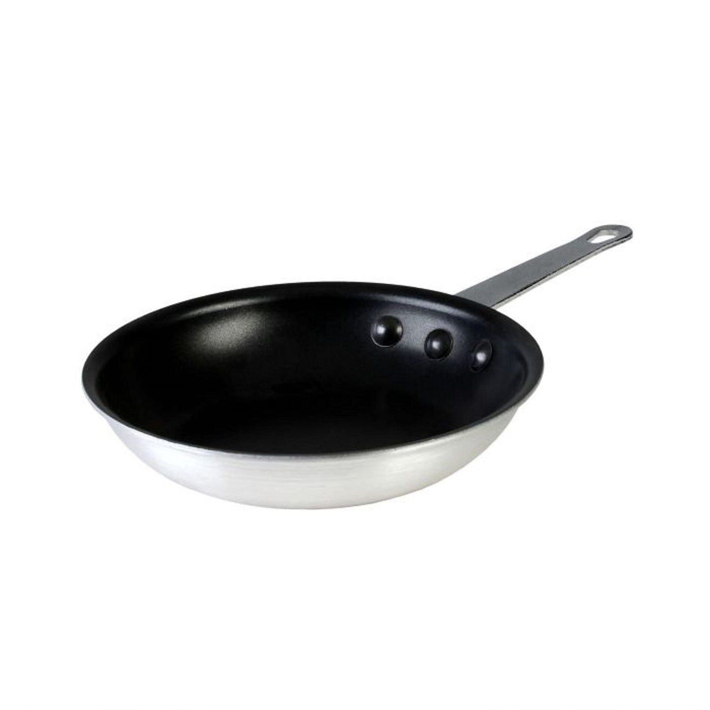 Nonstick Frying Pan Aluminum Skillet with Plated Iron Riveted Handle - Mirror-Finish Skillet Cookware Egg Pan Omelet Pans Professional Cooking Pan Chefs Pan Dishwasher Safe