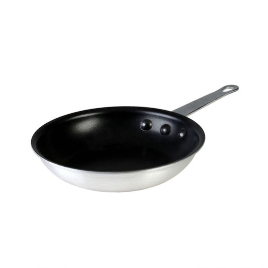 Nonstick Frying Pan Aluminum Skillet with Plated Iron Riveted Handle - Mirror-Finish Skillet Cookware Egg Pan Omelet Pans Professional Cooking Pan Chefs Pan Dishwasher Safe