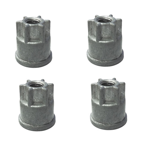 Post Shelving Knob Zinc Alloy Set of 4- 1