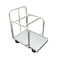 Heavy Duty Aluminum Full Size Sheet Pan Truck with 4 Each of 5" Swivel casters - Commercial Bakery Track for Full Size Sheet Kitchen Restaurant Cafeteria Pizzeria Hotel and Home