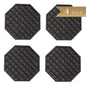 Drip Tray Octagon Shape Polypropylene Black Color - Bar Countertop Coffee Drip Tray with Honeycomb Grid Octagon Dishwasher Safe