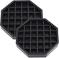 Drip Tray Octagon Shape Polypropylene Black Color - Bar Countertop Coffee Drip Tray with Honeycomb Grid Octagon Dishwasher Safe