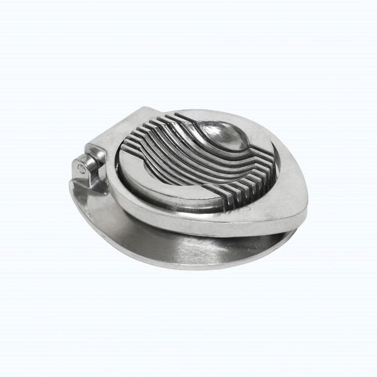 Aluminum Round Egg Slicer 4-3/4" x 4-1/4" x 1" - Multipurpose Heavy Duty Egg Slicer Egg Cutter for Hard Boiled Eggs Strawberry Slicer Egg Dicer Soft Fruit Mushroom