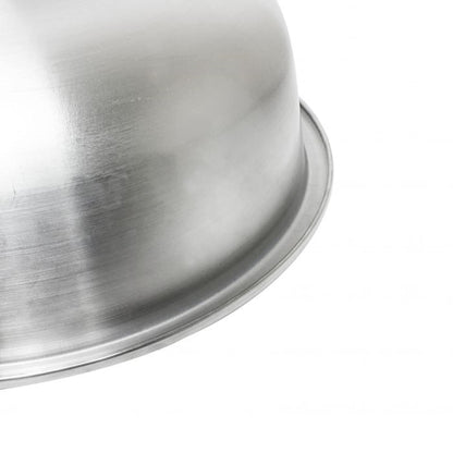 Heavy duty Aluminum Basin with tapered edges - Made in Taiwan - Mixing Bowl, Washing Bowl Container, Metal Bowls for Fruit Vegetables Serving Cooking Baking
