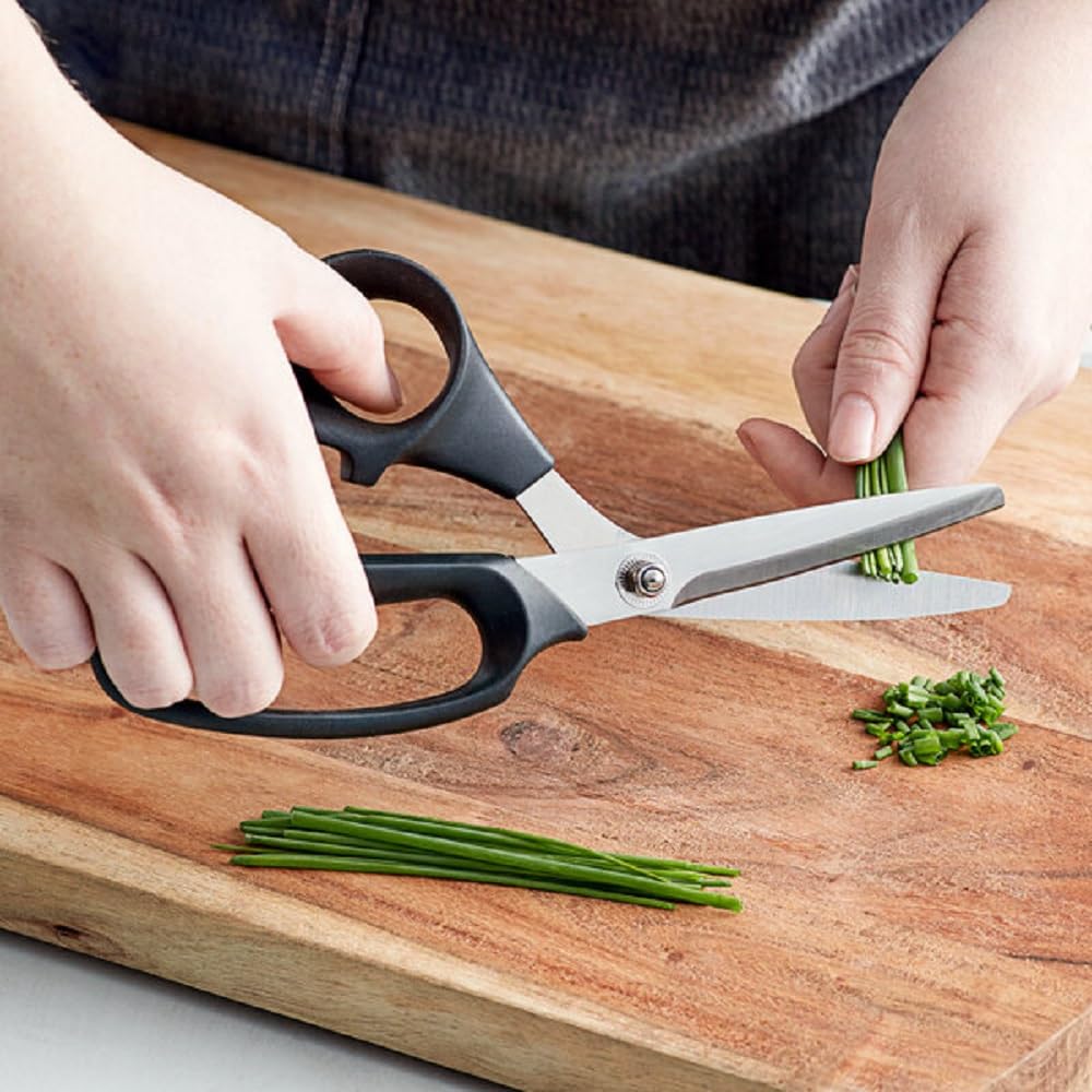 4” Stainless Steel Kitchen Scissors with Black Plastic Handle Set of 12- All Purpose Shears Food Scissors Kitchen Scissors Utility Scissors Cooking Shears for Home Kitchen Restaurants