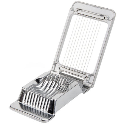 Aluminum Square Egg Slicer 5-1/4" x 3-1/8" x 1" - Multipurpose Heavy Duty Egg Slicer Egg Cutter for Hard Boiled Eggs Strawberry Slicer Egg Dicer Soft Fruit Mushroom