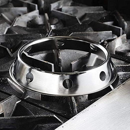 Wok Ring/Rack for Gas Stove 8-1/4" Diameter Top Rim and 10" Diameter Bottom Rim - Reversible Size Wok Stand Suitable for Most Woks Potholders for Kitchens