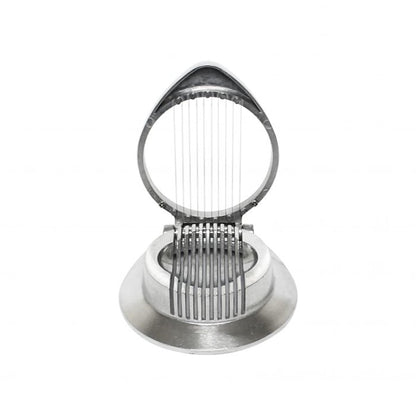 Aluminum Round Egg Slicer 4-3/4" x 4-1/4" x 1" - Multipurpose Heavy Duty Egg Slicer Egg Cutter for Hard Boiled Eggs Strawberry Slicer Egg Dicer Soft Fruit Mushroom